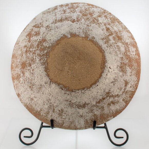 Handcrafted Artisan Stoneware Plate | Rustic Southwestern Pottery Decor - Picture 7 of 8